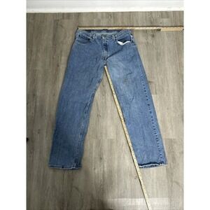 Wrangler Men's Relaxed Fit Jeans Blue Denim Faded Wash Size‎ 34x30 Classic